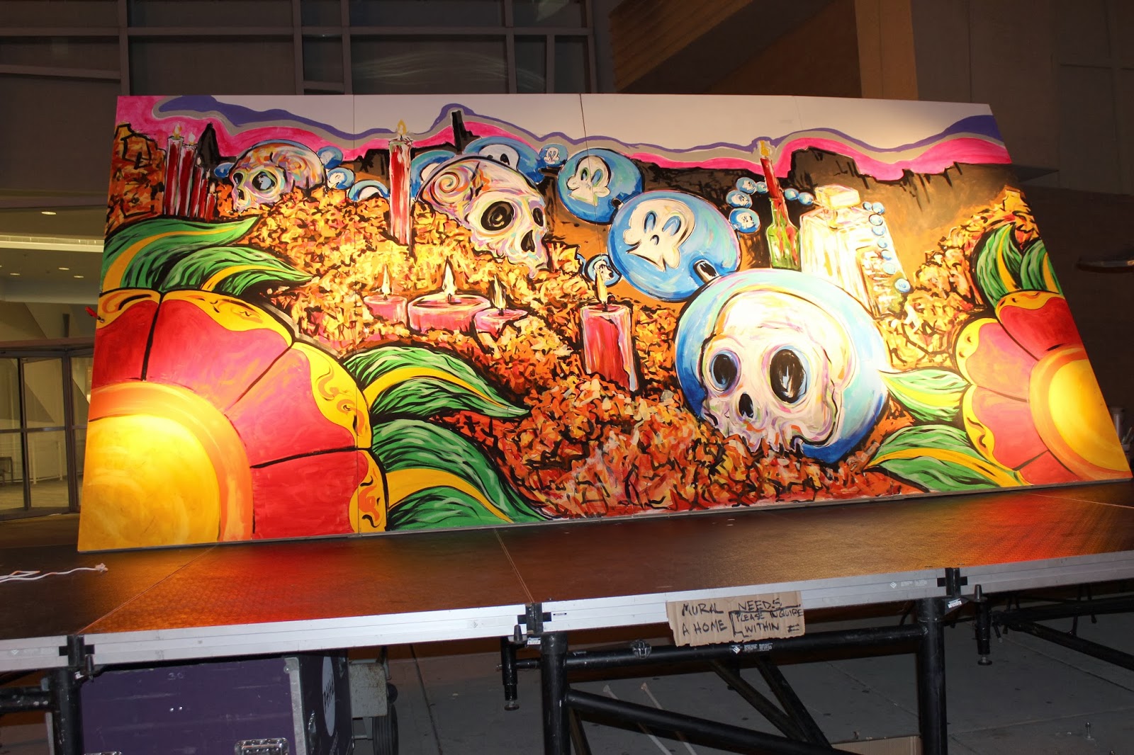 Bombstract HIGHBALL HALLOWEEN MURAL