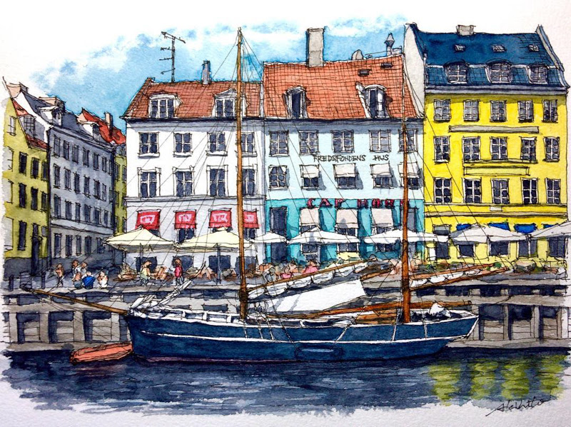 Beautiful Watercolor Paintings by Akihito Horigome from Tokyo, Japan. Beautiful Watercolor Paintings by Akihito Horigome from Tokyo, Japan.
