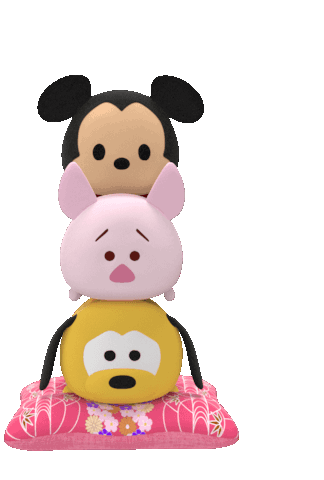 LINE Official Stickers - Disney Tsum Tsum Pop-Up Stickers Example with