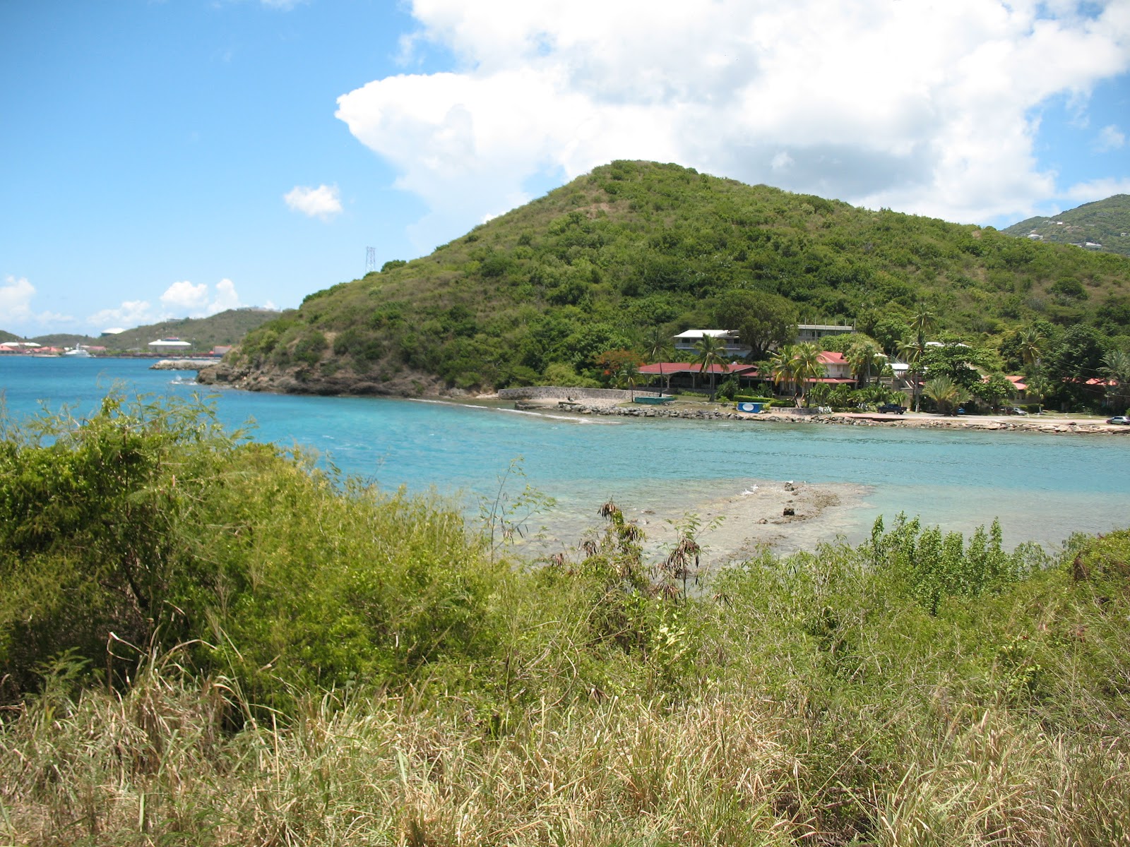 The Frolicers Hiking Hassel Island in U.S. V.I.