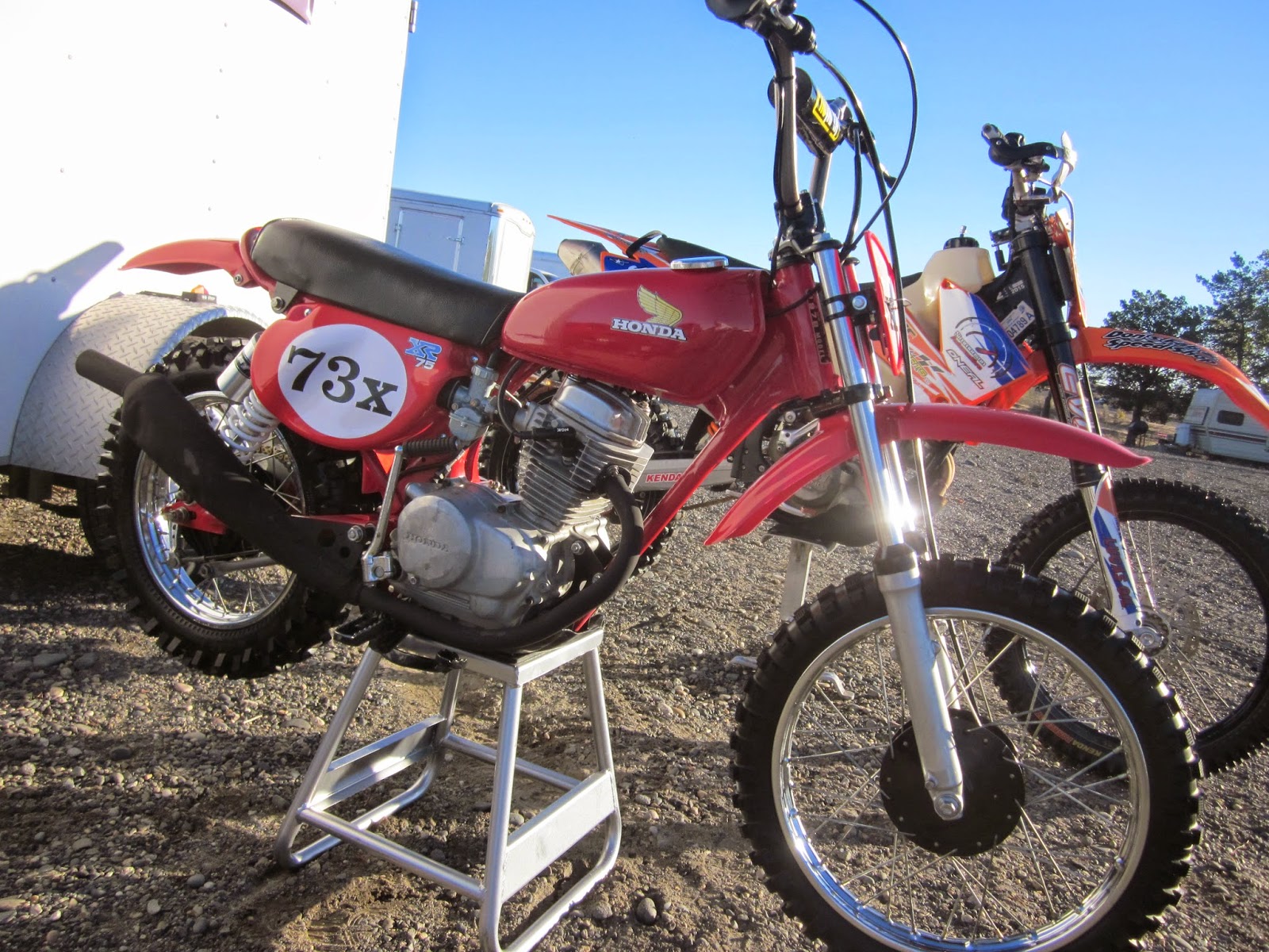 OldMotoDude: 1978 Honda XR75 at the 2014 Eastern Washington Dirt Riders