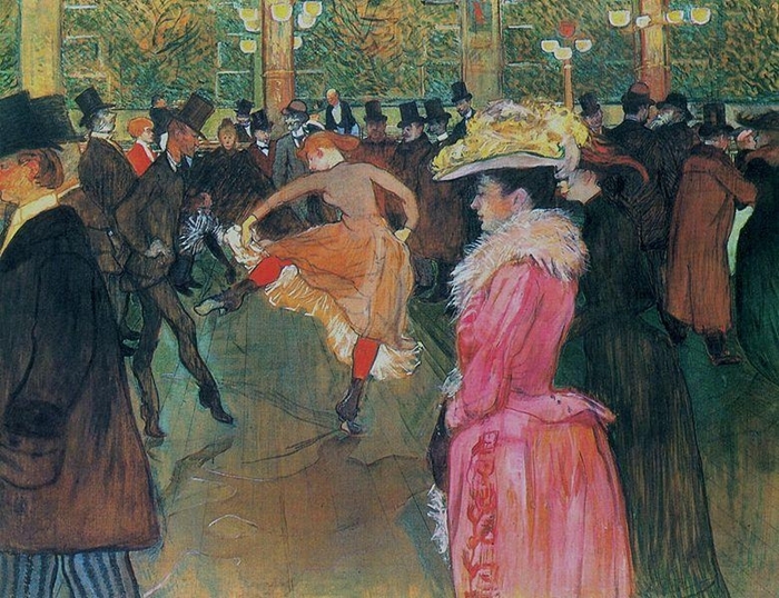 At the Moulin Rouge, The Dance - Henri de Toulouse-Lautrec