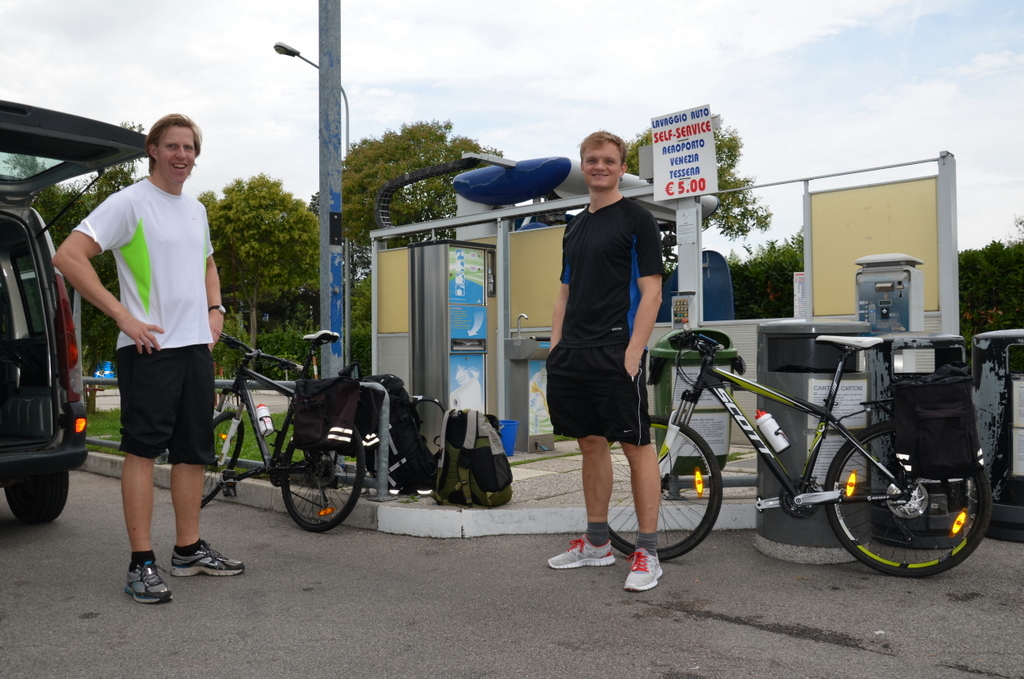 Veloce rental point at Venice Marco Polo International airport. Pick up