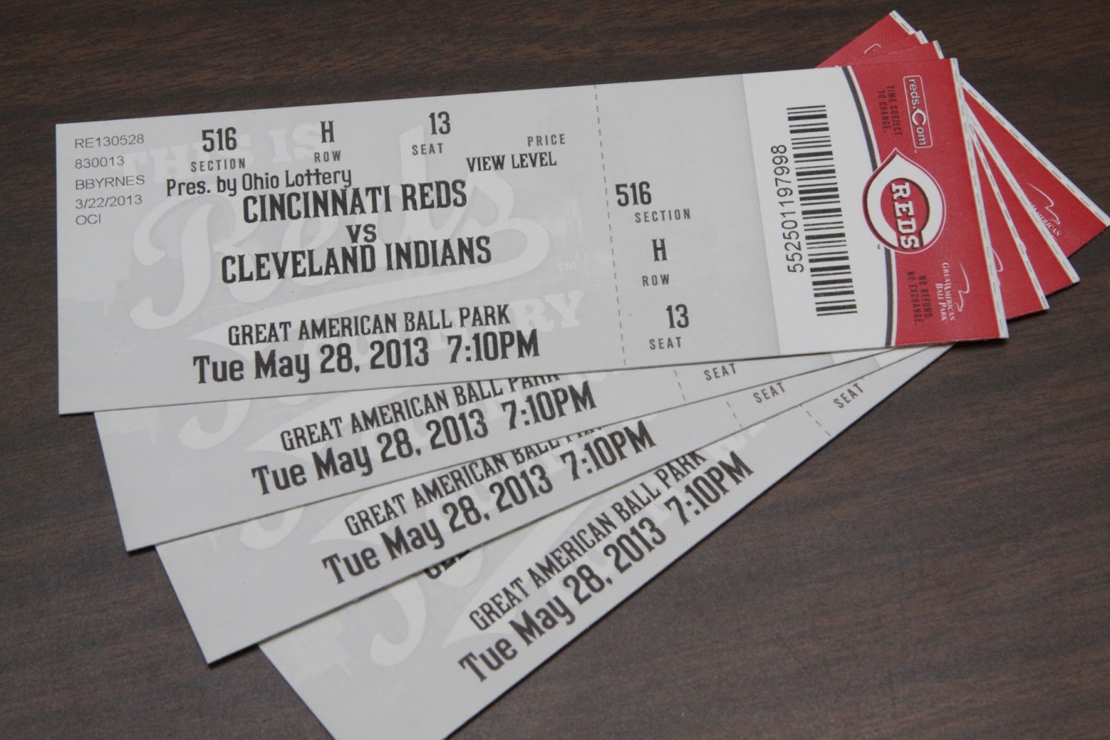 Plum Creek Christian Garage Sale & Auction Cincinnati Reds Tickets