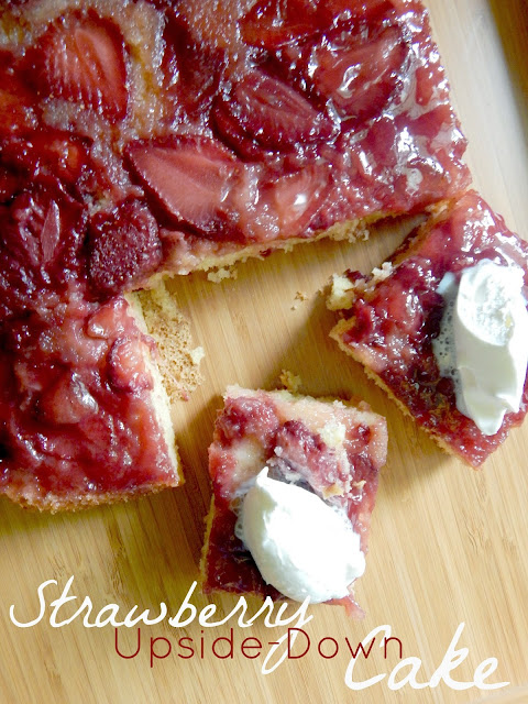 strawberry upside down cake (sweetandsavoryfood.com)
