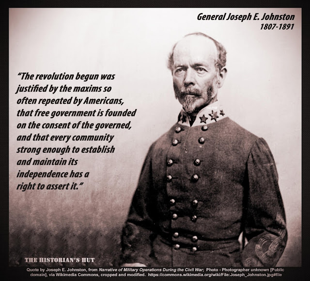 The Historian's Hut Quote Pictures General Joseph E. Johnston