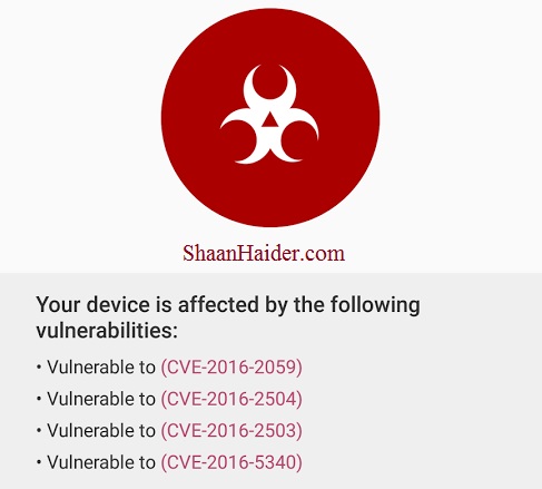 HOW TO : Check if Your Android Smartphone is Affected by Quadrooter Vulnerability