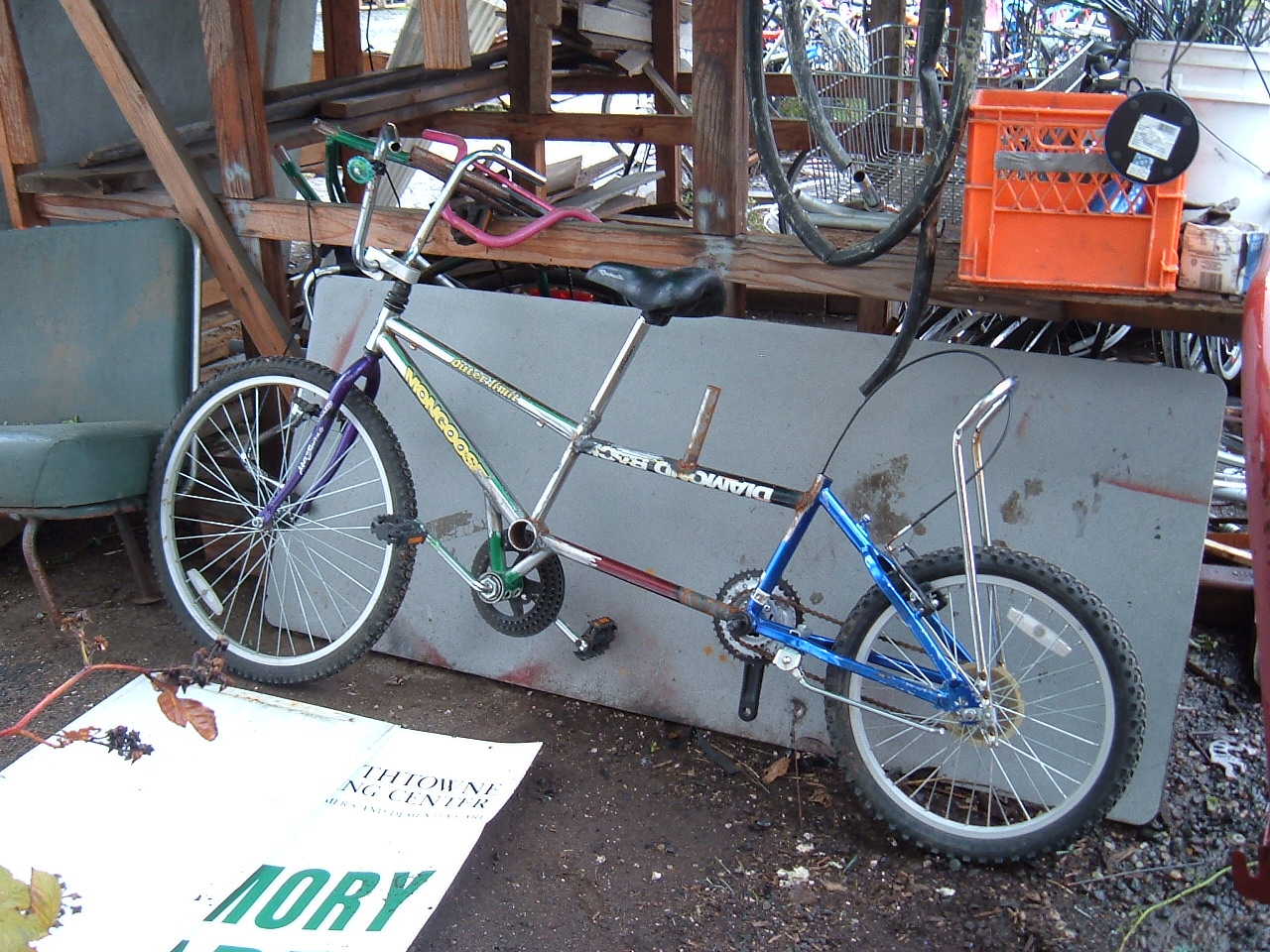 bicycle shopping cart