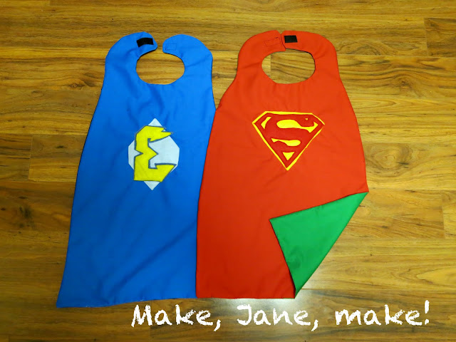 Make, Jane, make!: Reversible Superhero Cape How-to