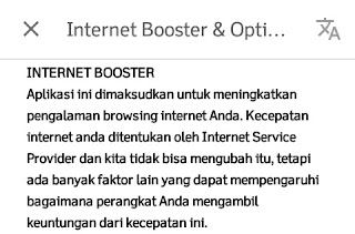 Internet booster
