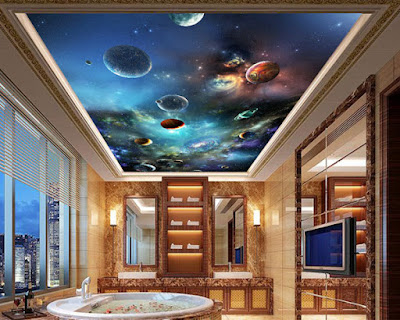 New 3d ceiling art designs for modern interior