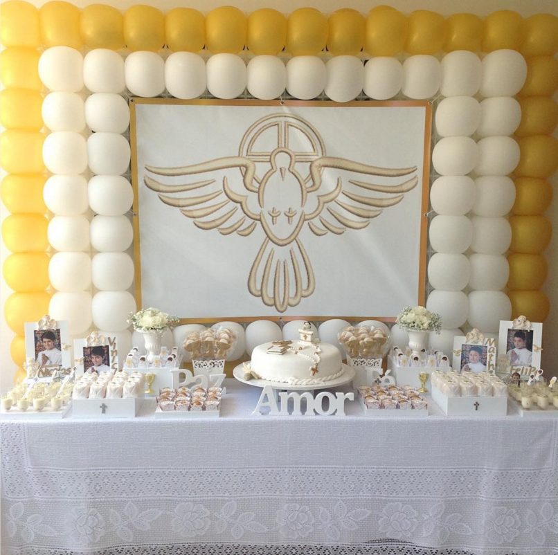 Ideas para la mesa de dulces de la primera comunión Ideas para la mesa de dulces de la primera comunión