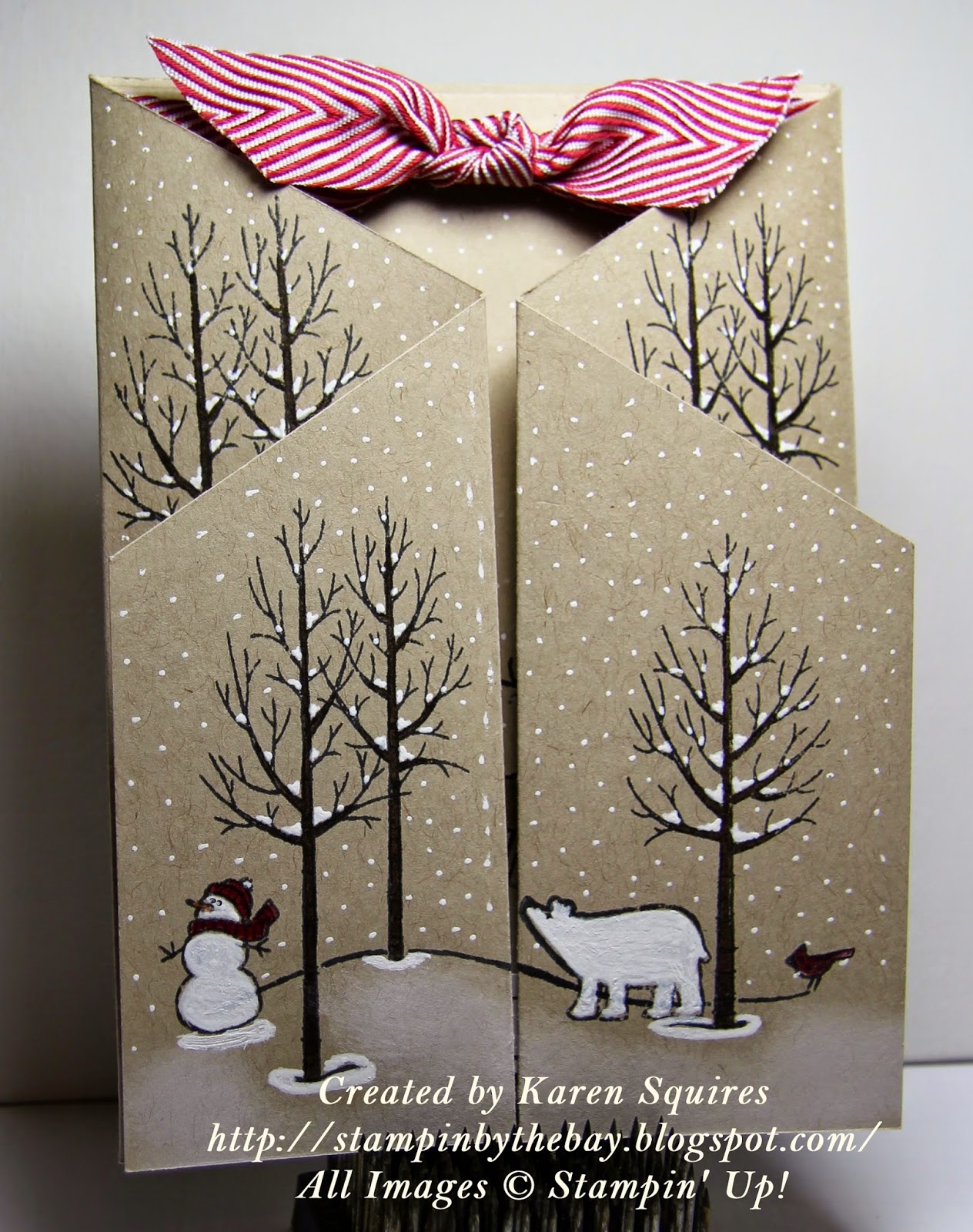Stin Up Christmas Cards | stin by the bay white christmas stand up card Stin Up Christmas Cards | stin by the bay white christmas stand up card