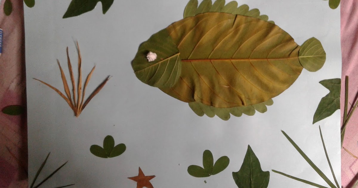 Contoh Gambar Kolase Bunga Dari Daun Kering GAMBAR BUNGA