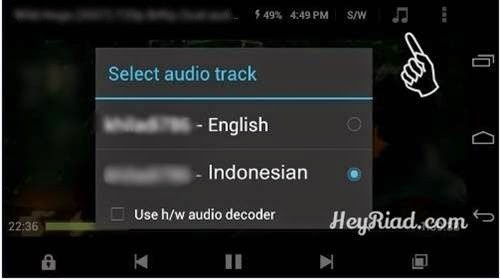 Merubah Suara Film Video Android Dengan Bahasa Indonesia