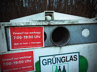 Altglascontainer Grünglas