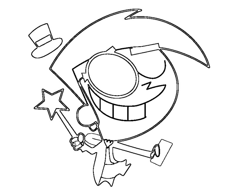 fairly odd parent coloring pages - photo #45