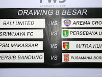 Hasil Drawing Jadwal 8 Besar Piala Presiden 2015