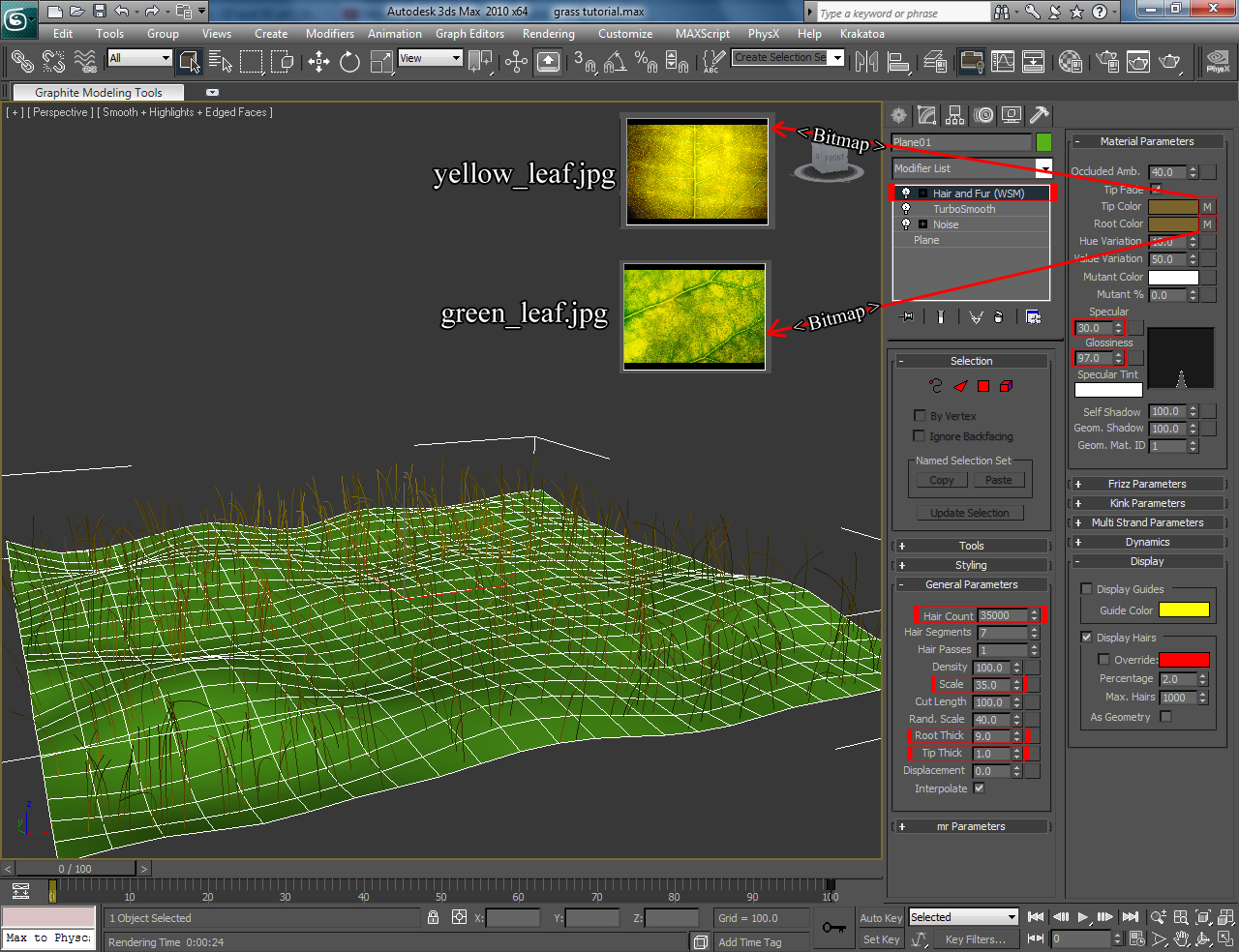 V3N0M's 2D and 3D art How to make realistic grass in 3Ds MAX
