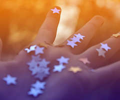 Herzdame Nach den Sternen greifen