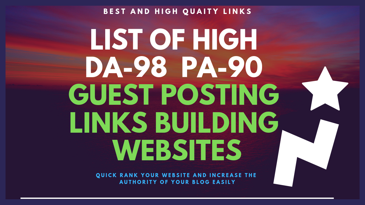 Guest Post Website High DA PA Backlink