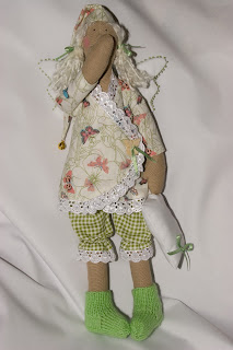 Игрушки ручной работы, Тильда, текстильная кукла, сплюшка, сонный ангел