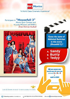 Movie Quiz Contest of  Housefull 3