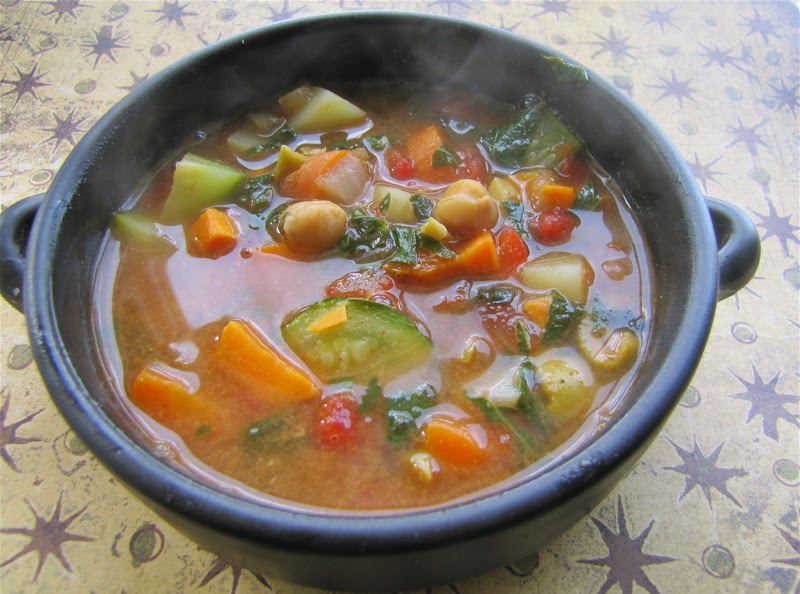 Albion Cooks Sweet Potato Soup with African Spices, Sweet Potato