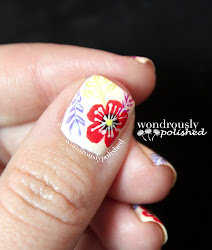 april nail challenge flowers