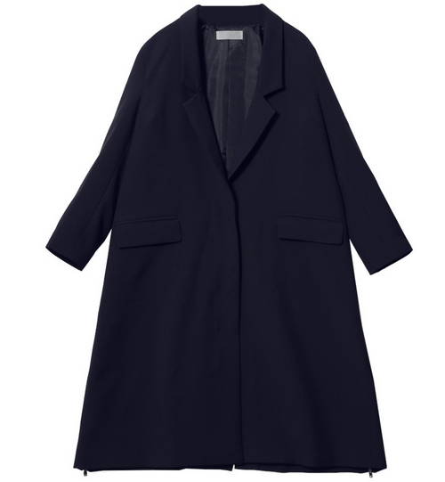 [Stylenanda] Zip Front A-Line Overcoat | KSTYLICK - Latest Korean ...
