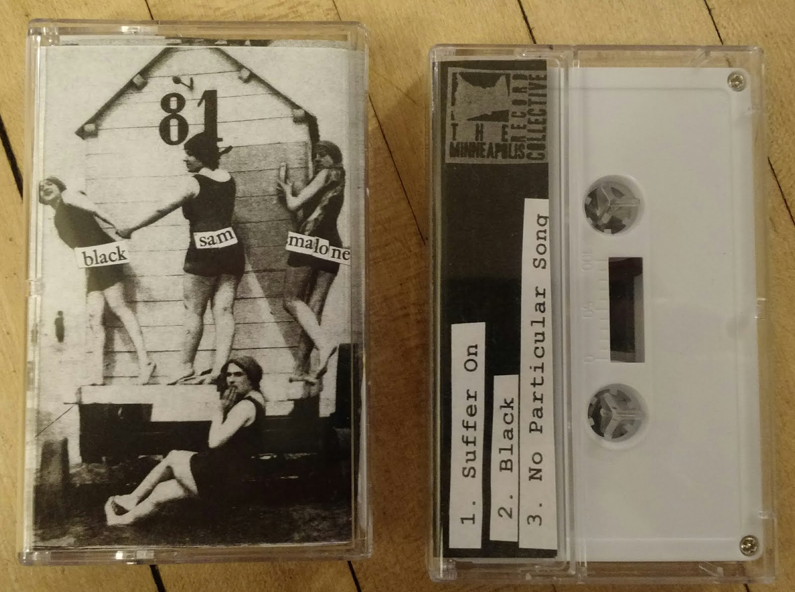 $3.50 - Our first release, "let's dance at the mouth of the pit", 3 song cassette
