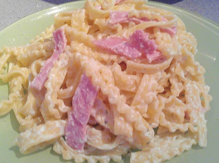 5:30 Tea Time: Boursin and Bacon Pasta