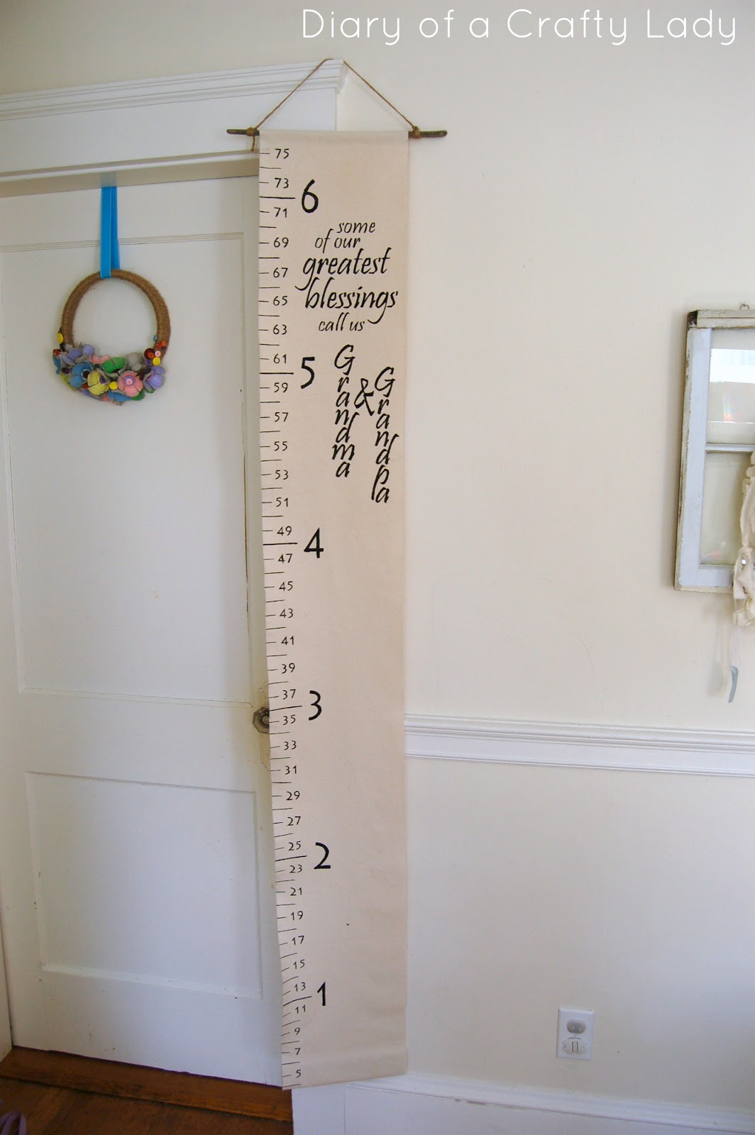 Homemade Growth Chart