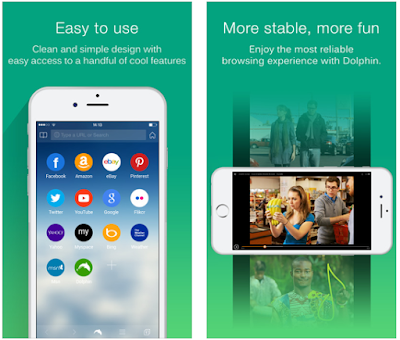 Dolphin Web Browser is a free, fast, smart and personal web browser for your iPhone, iPad and iPod Touch