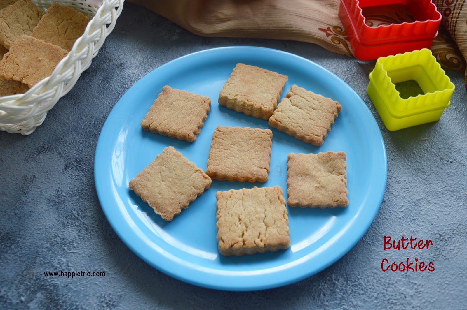 Whole Wheat Butter Cookies Recipe Eggless Cook with Sharmila