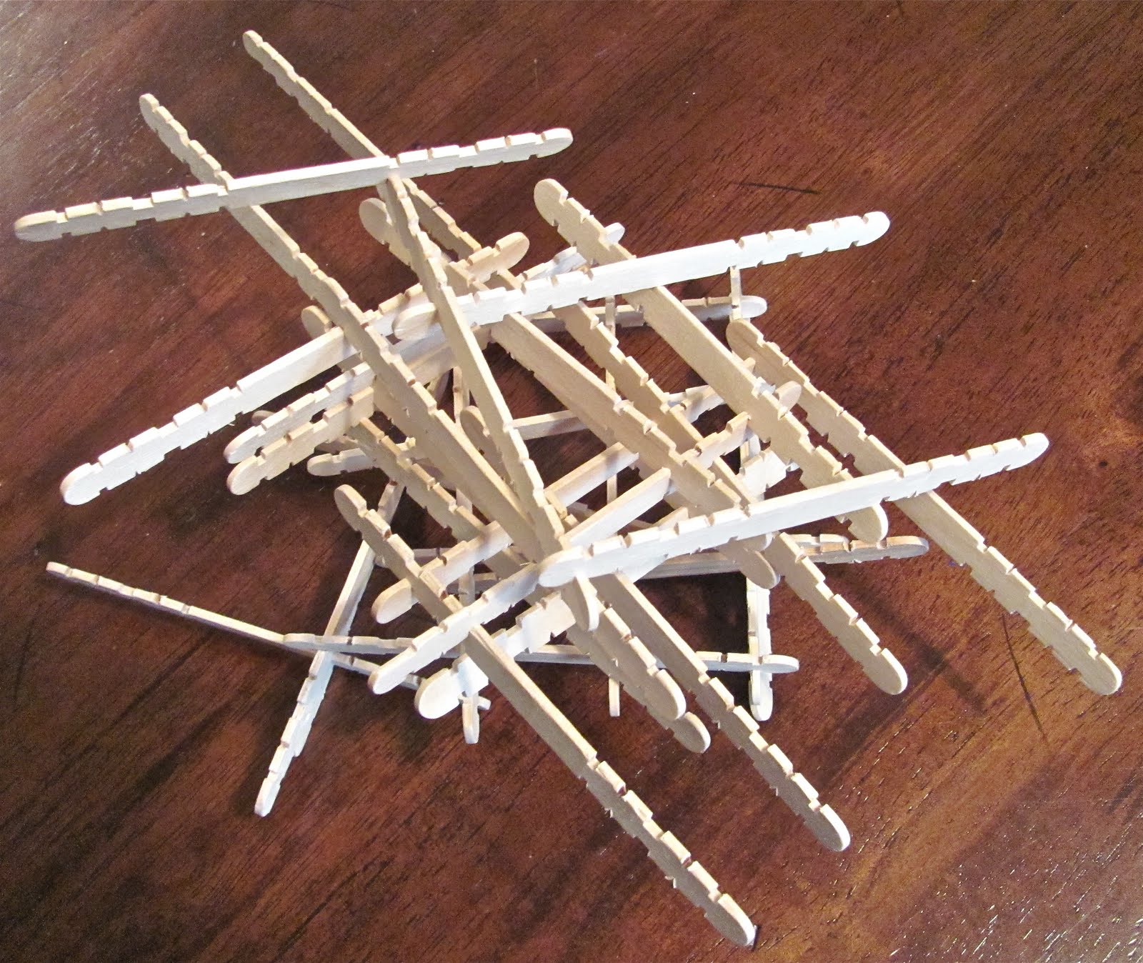 The Chocolate Muffin Tree Wooden Skill Stick Sculptures