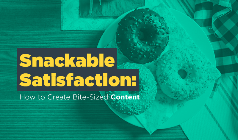 Snackable Satisfaction: Bite-Sized Content Tastes Even Better On Mobile - #infographic