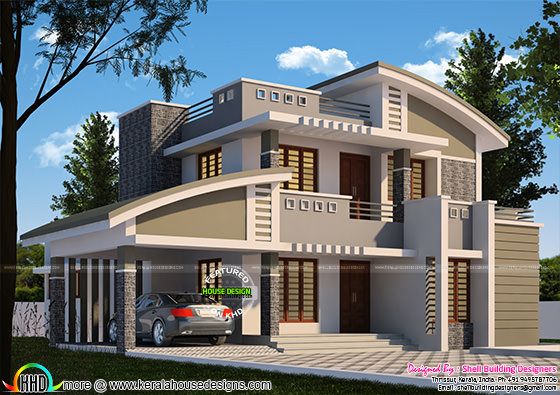 Contemporary 4 bedroom house in grand look