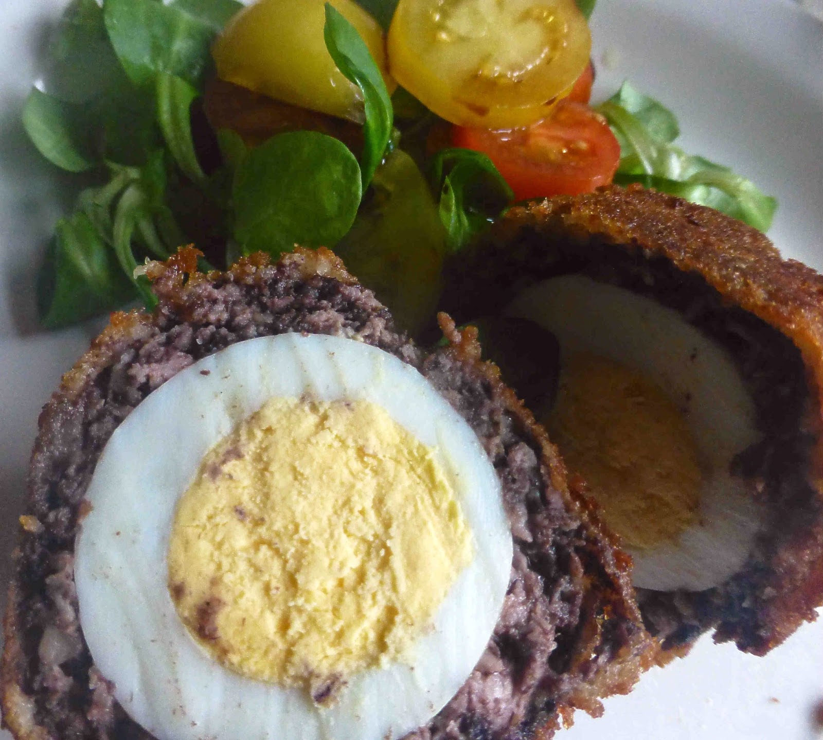 Black and White Pudding with an Oriental Touch