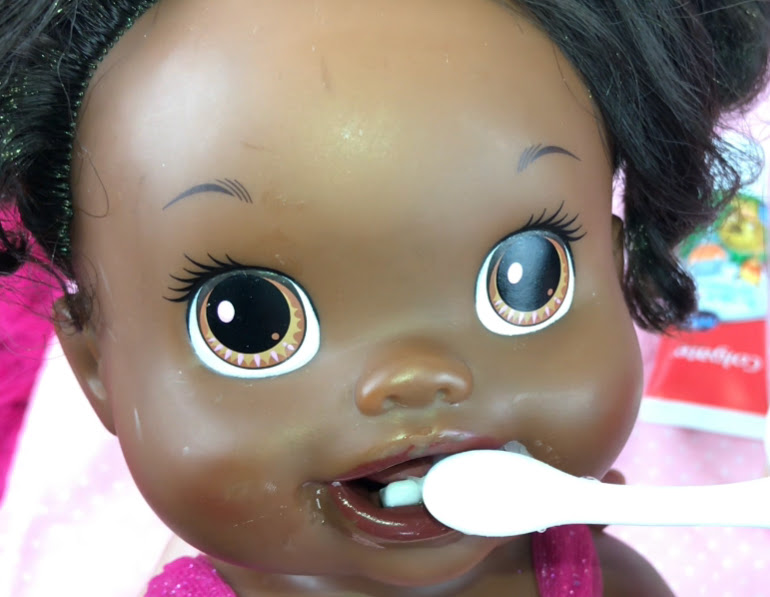 Fun with Baby Alive Baby Alive Baby's Got New Teeth Tooth Brushing!