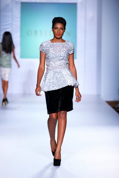 Lagos Fashion and  Design Week  2012: Obsidian 