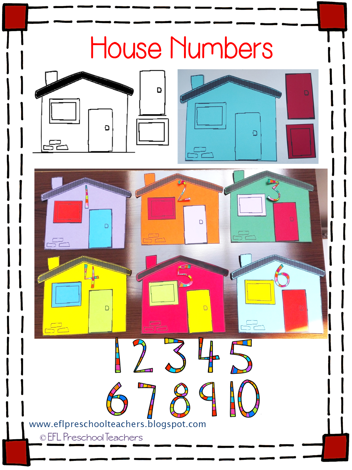 ESL/EFL Preschool Teachers: House Worksheets for the Preschool ELL