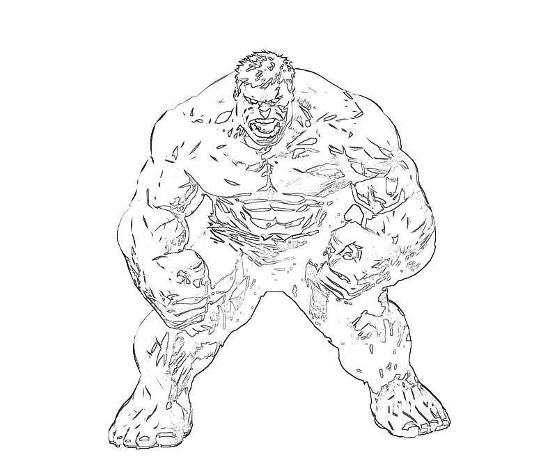 Marvel Red Hulk Coloring Page Coloring Pages