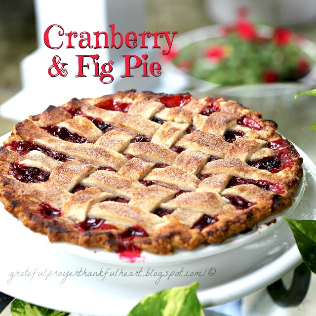 Cranberry & Fig Pie