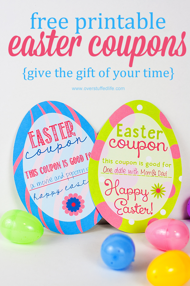 Printable Easter Egg Coupons Overstuffed Printable Easter Egg Coupons Overstuffed