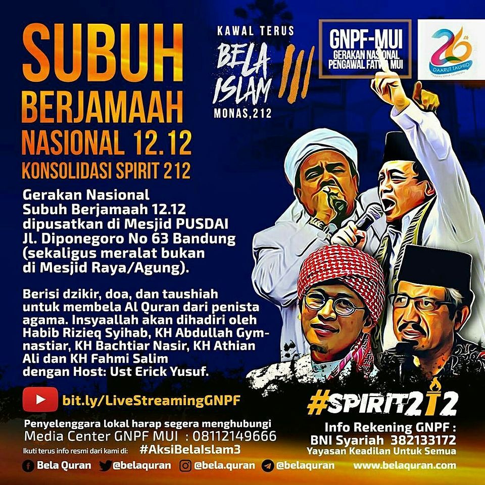 CATAT! Inilah Susunan Acara Gerakan Salat Subuh Berjamaah