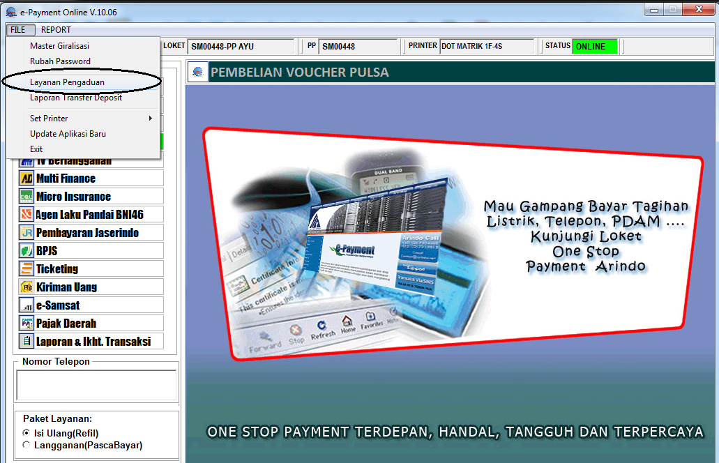 Ppob Pt Arindo Pratama