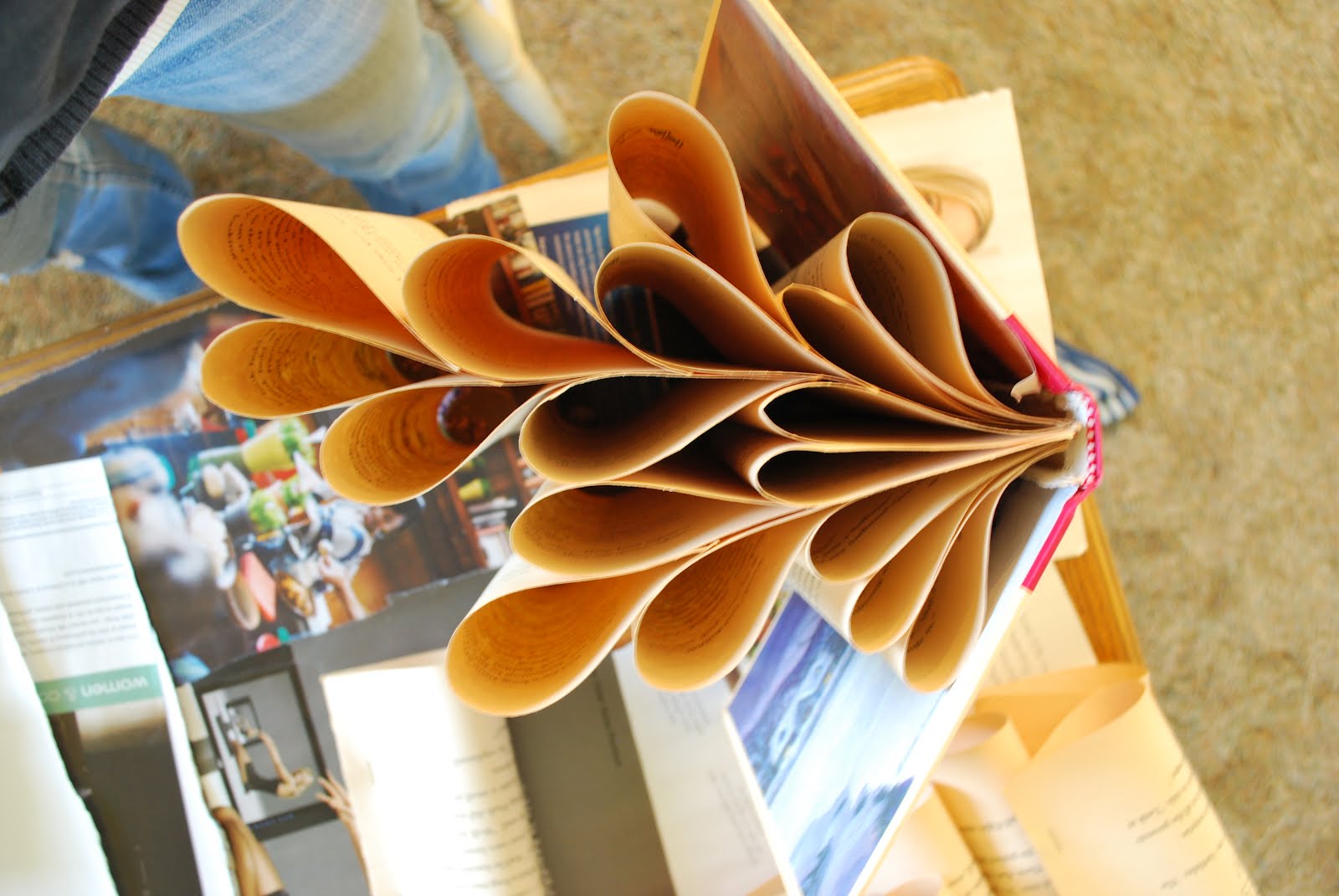 hope and heritage Hanging book art