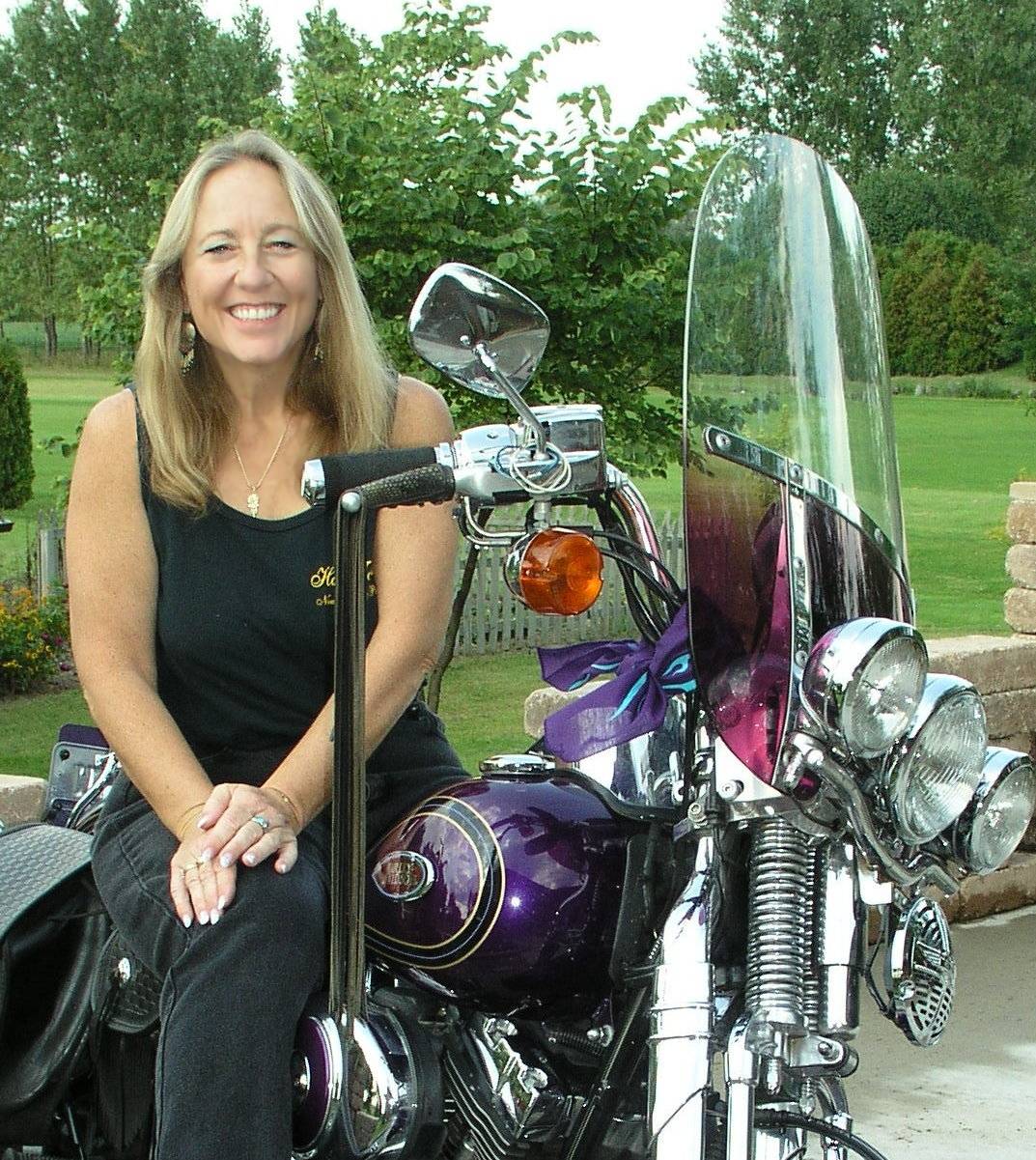 Motocicliste Becky Brown