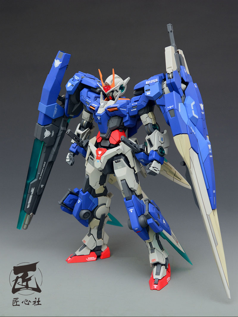 Custom Build Mg 1 100 00 Gundam Seven Sword G Msb Conversion Gundam Kits Collection News And Reviews